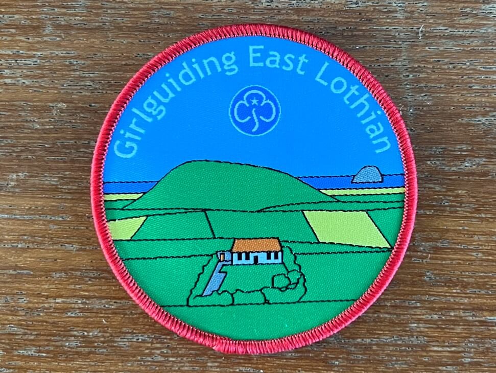 Girlguiding East Lothian cloth badge