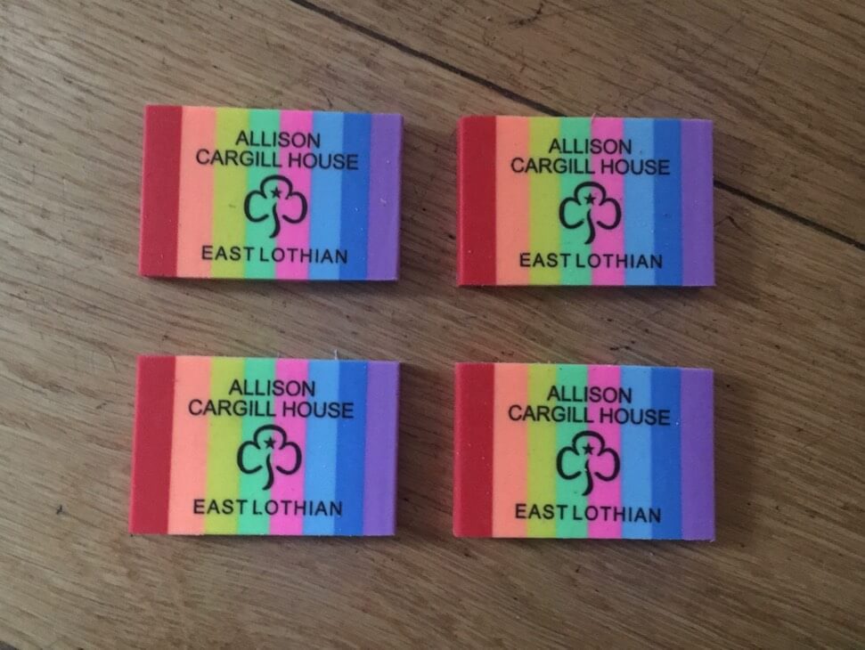 Rainbow erasers